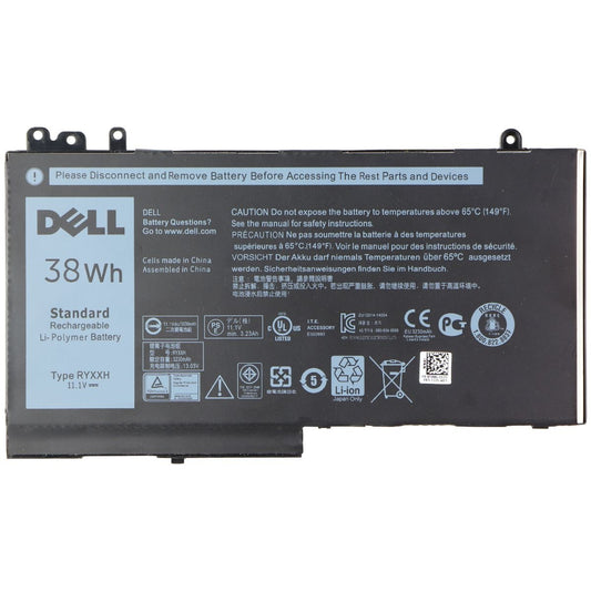 Dell 38Wh Rechargable Lithium Polymer Battery (RYXXH) for Dell Latitude Laptops Computer Accessories - Laptop Batteries Dell    - Simple Cell Bulk Wholesale Pricing - USA Seller