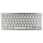 Wireless Compact Bluetooth Keyboard for PC/Windows & More - Silver/White Keyboards/Mice - Keyboards & Keypads Unbranded    - Simple Cell Bulk Wholesale Pricing - USA Seller