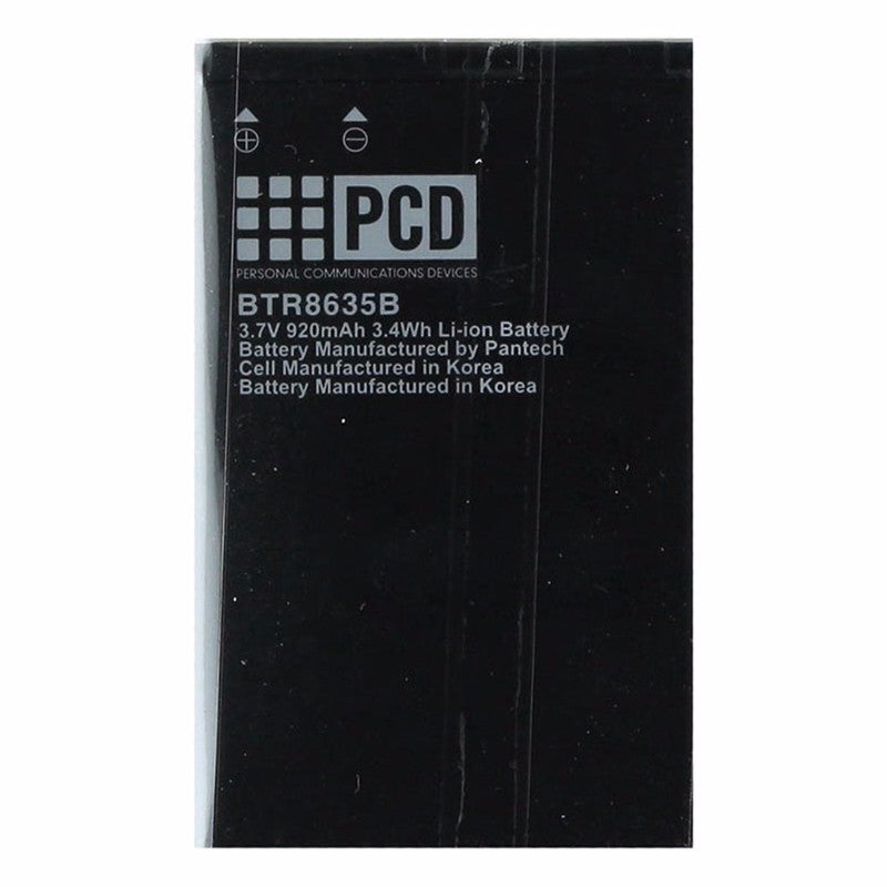 OEM PCD BTR8635B 920 mAh Replacement Battery for Pantech CDM-8635 Cell Phone - Batteries PCD    - Simple Cell Bulk Wholesale Pricing - USA Seller