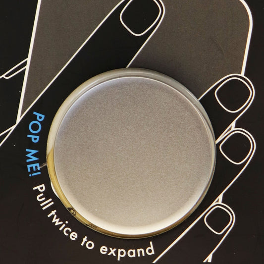 PopSockets: Collapsible Grip & Stand for Phones and Tablets - Aluminum Grey Cell Phone - Accessory Bundles PopSockets    - Simple Cell Bulk Wholesale Pricing - USA Seller