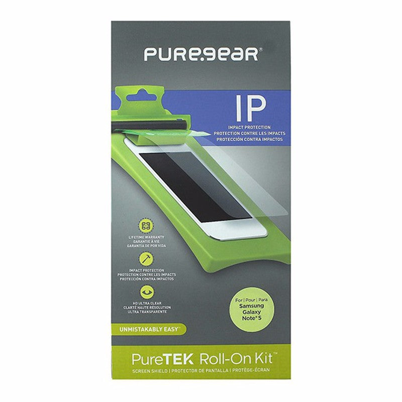 PureGear Puretek Impact Protection Screen Roll-On Kit for Samsung Galaxy Note5 Cell Phone - Screen Protectors PureGear    - Simple Cell Bulk Wholesale Pricing - USA Seller