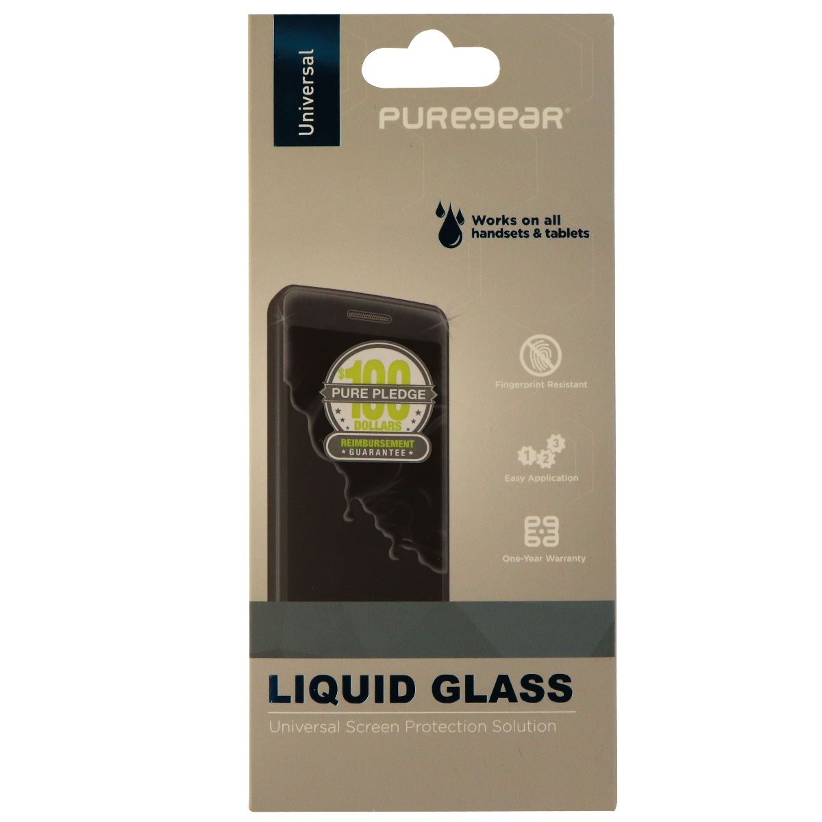 PureGear Universal Liquid Glass Screen Protector for Smart Devices - Clear Cell Phone - Screen Protectors PureGear    - Simple Cell Bulk Wholesale Pricing - USA Seller