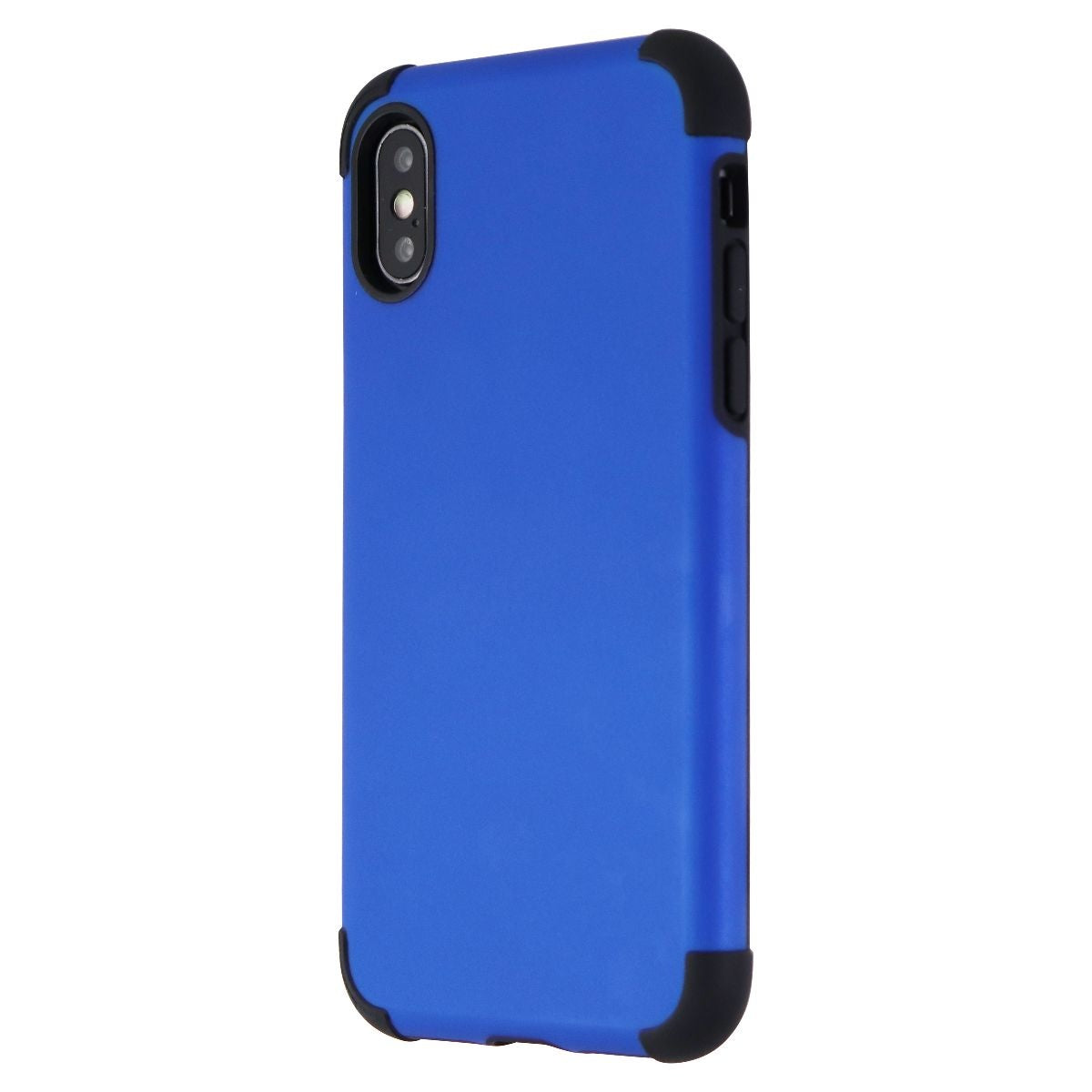 Verizon Rubberized Slim Case for Apple iPhone XS and iPhone X - Blue/Black Cell Phone - Cases, Covers & Skins Verizon    - Simple Cell Bulk Wholesale Pricing - USA Seller