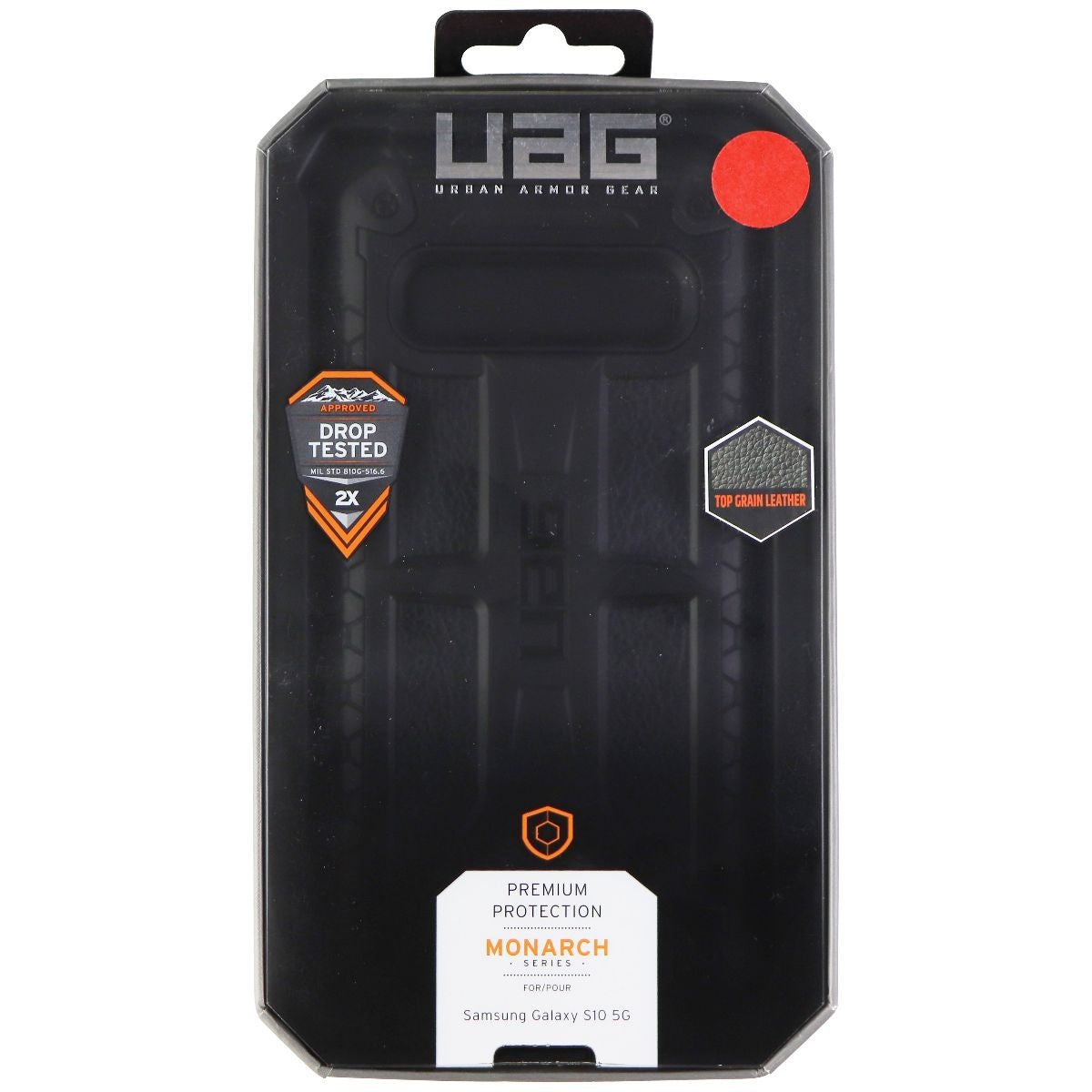 Urban Armor Gear Monarch Series Case for Samsung Galaxy S10 5G - Black Cell Phone - Cases, Covers & Skins Urban Armor Gear    - Simple Cell Bulk Wholesale Pricing - USA Seller