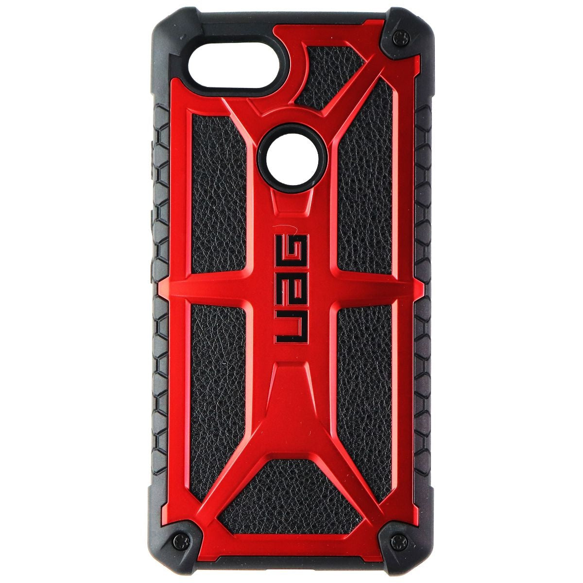 URBAN ARMOR GEAR Monarch Series Case for Google Pixel 3 XL - Black/Red Cell Phone - Cases, Covers & Skins Urban Armor Gear    - Simple Cell Bulk Wholesale Pricing - USA Seller
