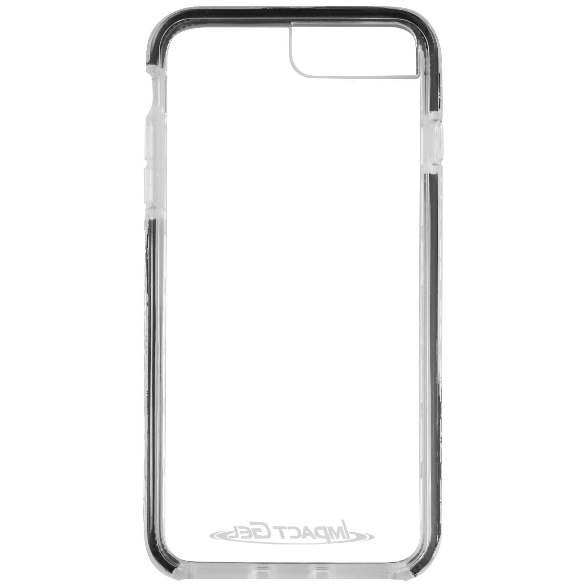 Impact Gel Crusader Lite Series Gel Case for iPhone 8 Plus/7 Plus - Clear/Black Cell Phone - Cases, Covers & Skins Impact Gel    - Simple Cell Bulk Wholesale Pricing - USA Seller