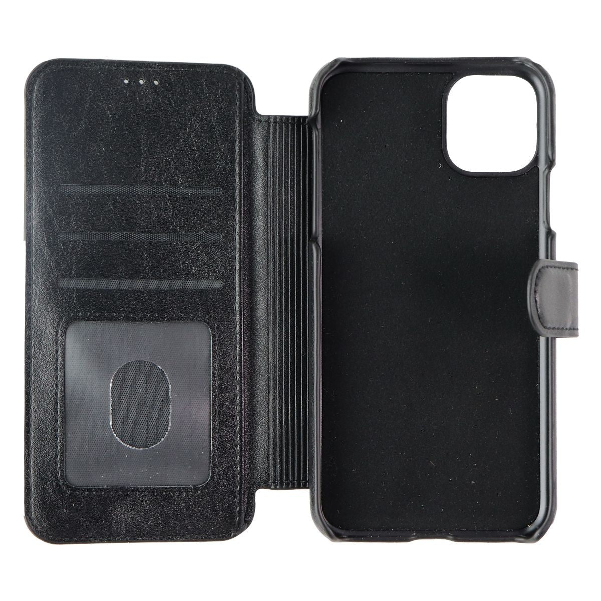 Base Wallet Folio Series Case for Apple iPhone 11 Pro Max - Black Cell Phone - Cases, Covers & Skins Base    - Simple Cell Bulk Wholesale Pricing - USA Seller