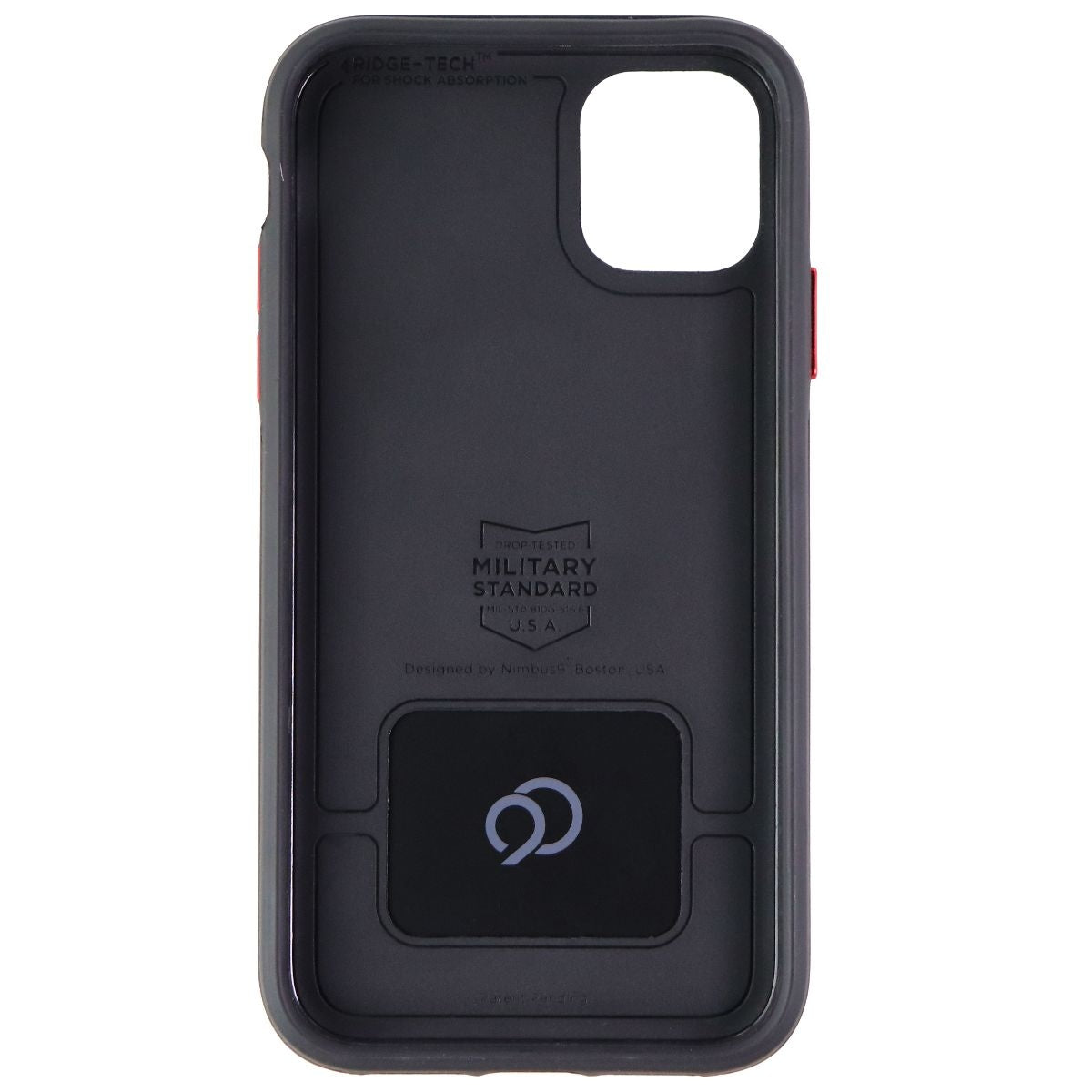Nimbus9 Cirrus 2 Series Hard Case for Apple iPhone 11 - Black / Red Buttons Cell Phone - Cases, Covers & Skins Nimbus9    - Simple Cell Bulk Wholesale Pricing - USA Seller