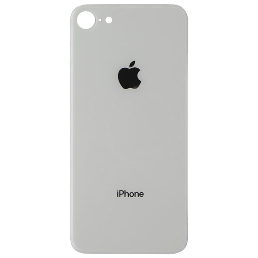 Repair Part - Back Glass Panel for Apple iPhone 8 - White with Logo Cell Phone - Replacement Parts & Tools Unbranded    - Simple Cell Bulk Wholesale Pricing - USA Seller