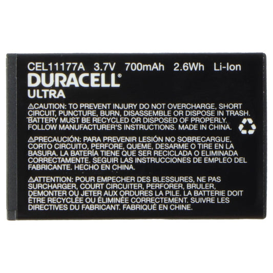 Duracell Ultra CEL11177A (3.7V/700mAh/2.6Wh) Li-Ion Battery Computer Parts - Power Supplies Duracell    - Simple Cell Bulk Wholesale Pricing - USA Seller