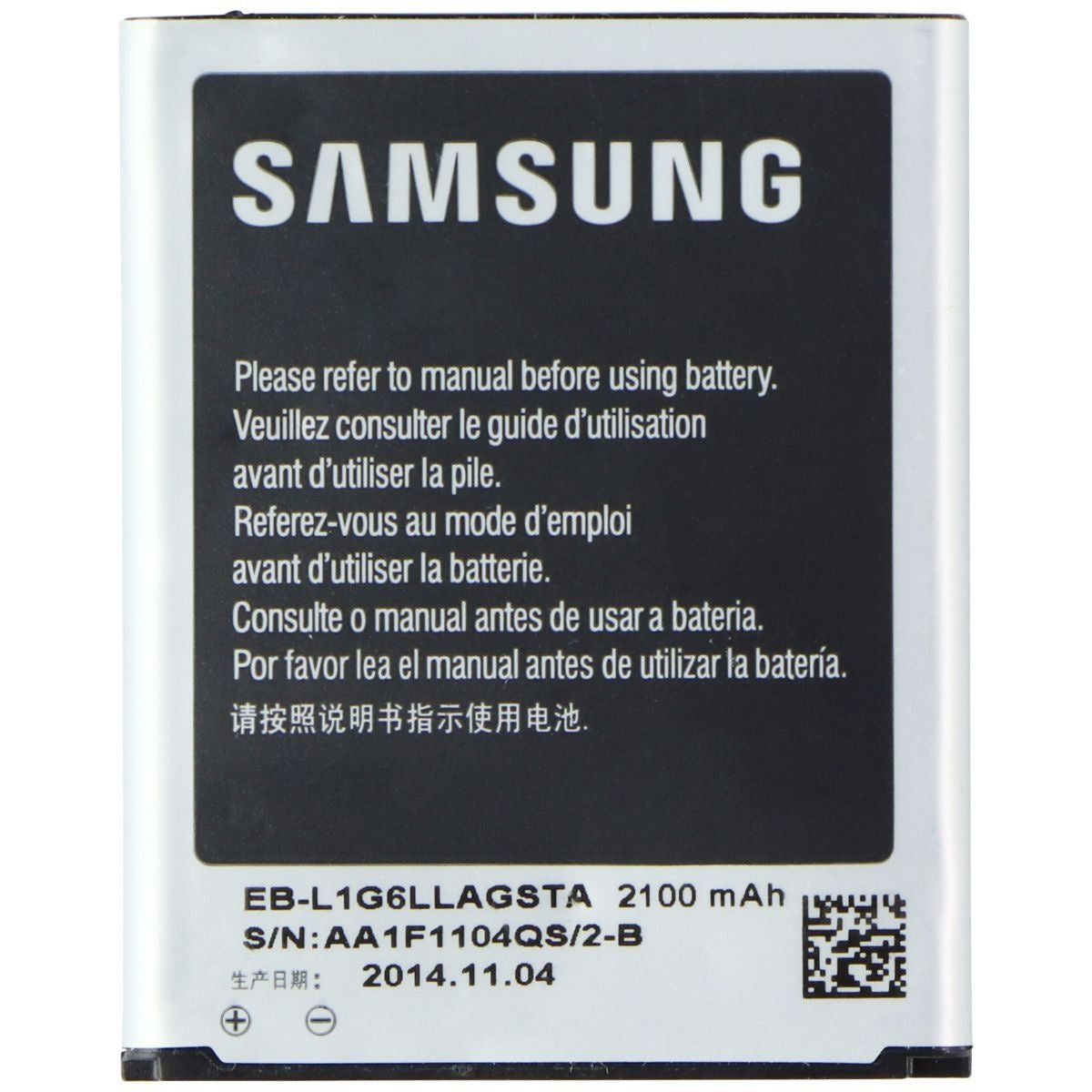 Samsung OEM (EB-L1G6LL) Battery for Samsung Galaxy S3 (3.8V/7.98Wh/2100mAh) Cell Phone - Batteries Samsung    - Simple Cell Bulk Wholesale Pricing - USA Seller