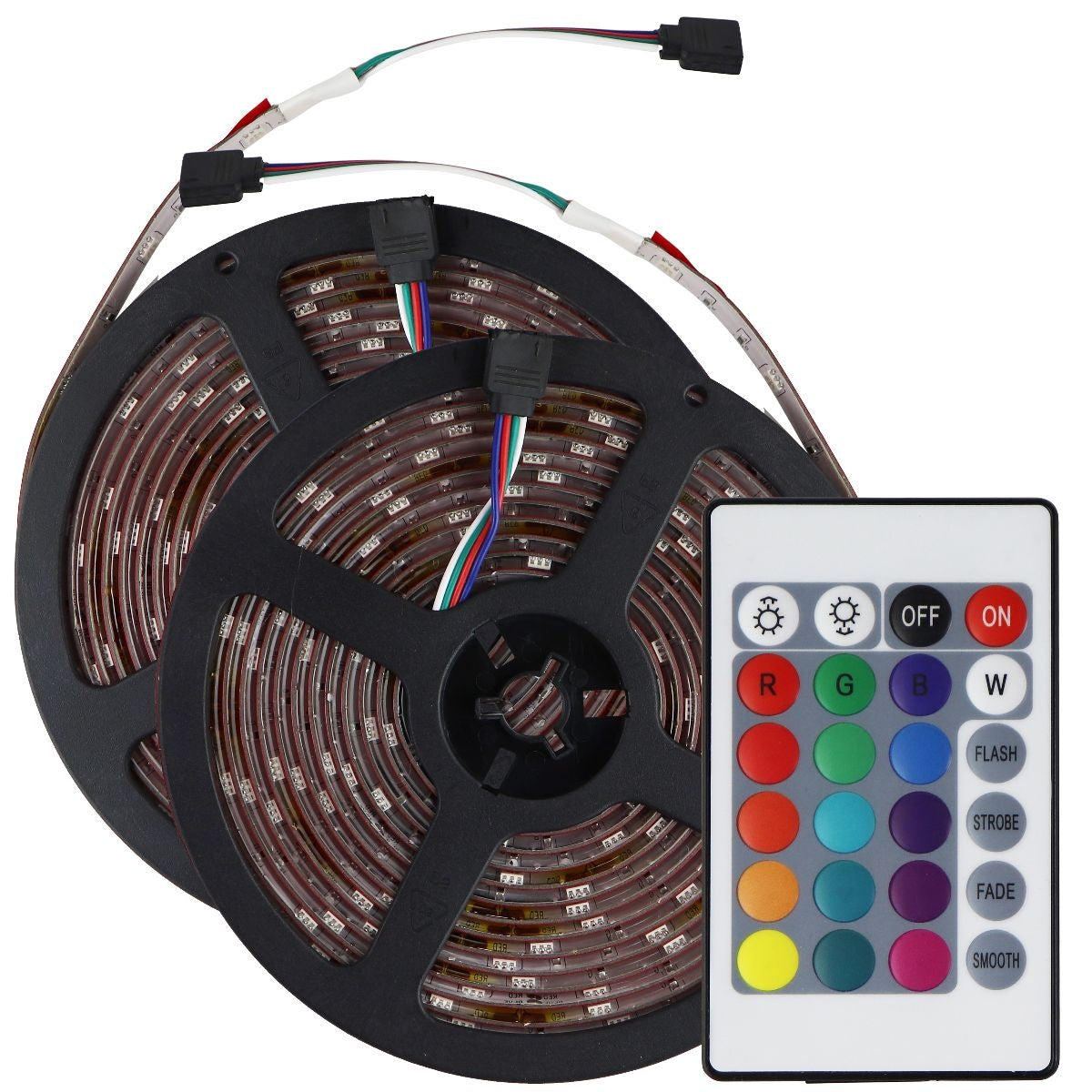 RC LED Strip Lights (32.8-Foot) with App & Remote Control (2 Separate Reels) Home Improvement - Other Home Improvement RC    - Simple Cell Bulk Wholesale Pricing - USA Seller