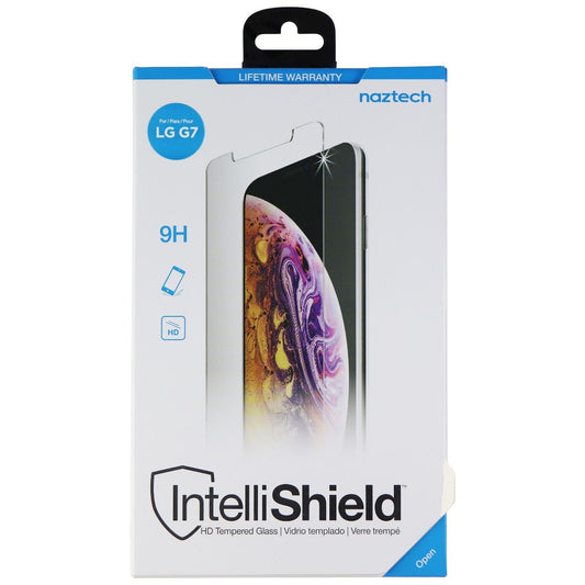 Naztech IntelliShield HD Tempered Glass for LG G7 (ThinQ) Smartphones - Clear Cell Phone - Screen Protectors Naztech    - Simple Cell Bulk Wholesale Pricing - USA Seller