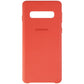 Samsung Silicon Cover Case for Galaxy S10 - (EF-PG973) - Orange Cell Phone - Cases, Covers & Skins Samsung    - Simple Cell Bulk Wholesale Pricing - USA Seller