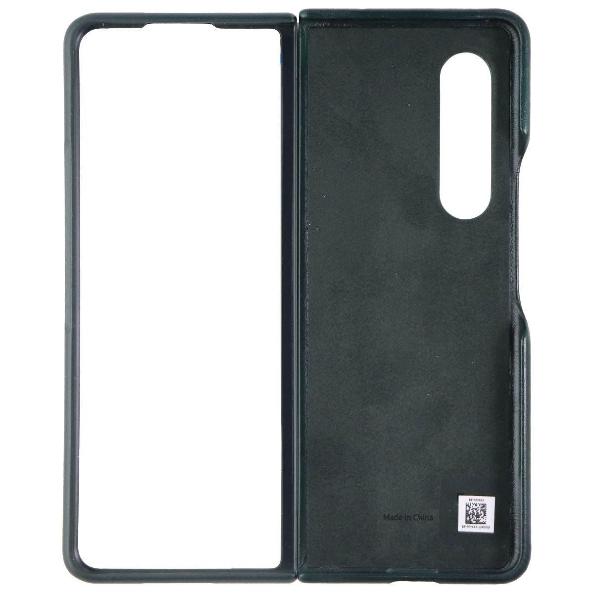 Samsung Leather Protective Cover for Galaxy Z Fold3 5G - Green (EF-VF926LGEGUS) Cell Phone - Cases, Covers & Skins Samsung    - Simple Cell Bulk Wholesale Pricing - USA Seller