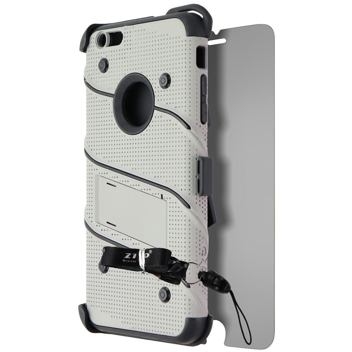 Zizo Bolt Series Case and Holster for Apple iPhone 8 Plus/7 Plus - Gray/Black Cell Phone - Cases, Covers & Skins Zizo    - Simple Cell Bulk Wholesale Pricing - USA Seller