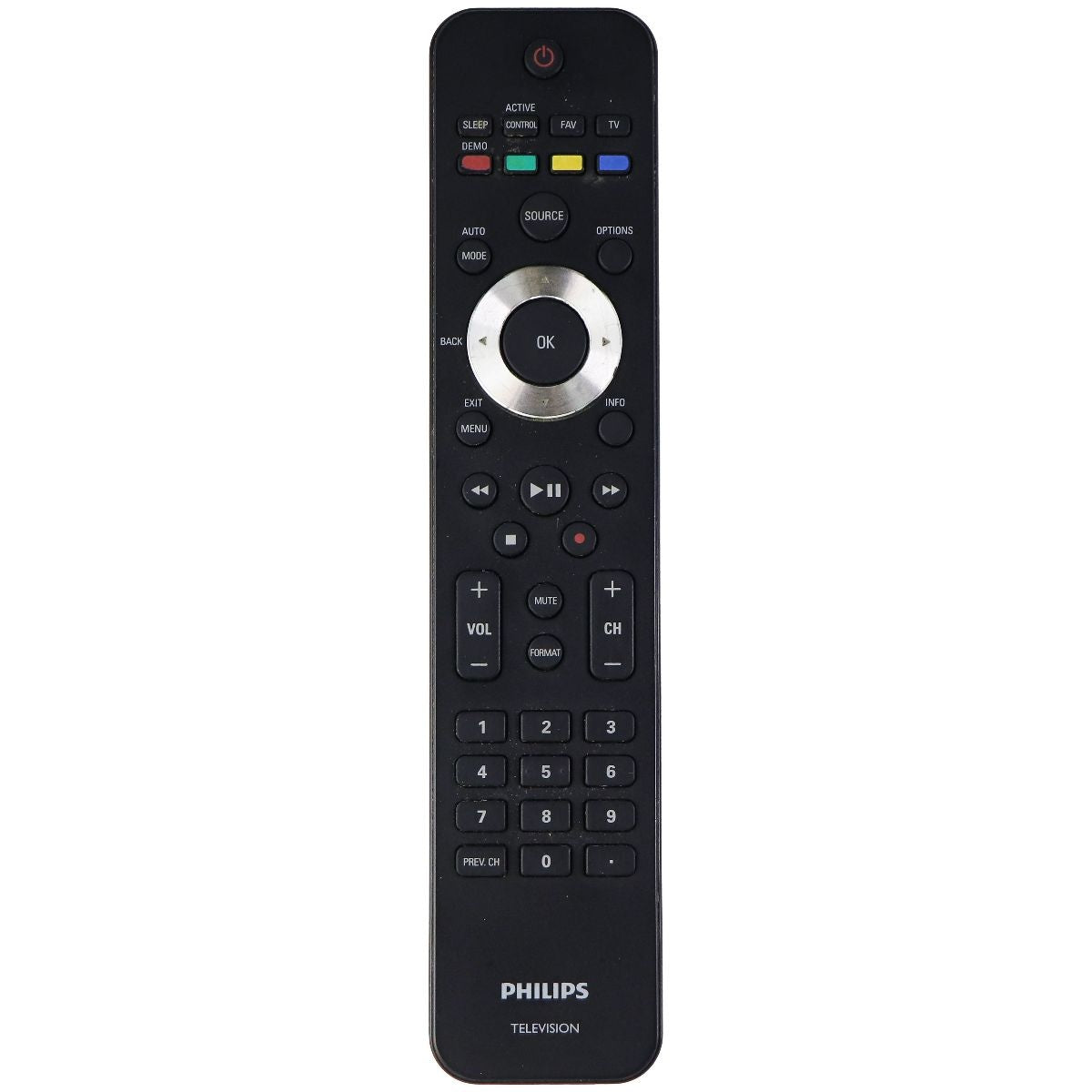 Philips OEM Television Remote Control for Select Philips TVs - Black TV, Video & Audio Accessories - Remote Controls Philips    - Simple Cell Bulk Wholesale Pricing - USA Seller