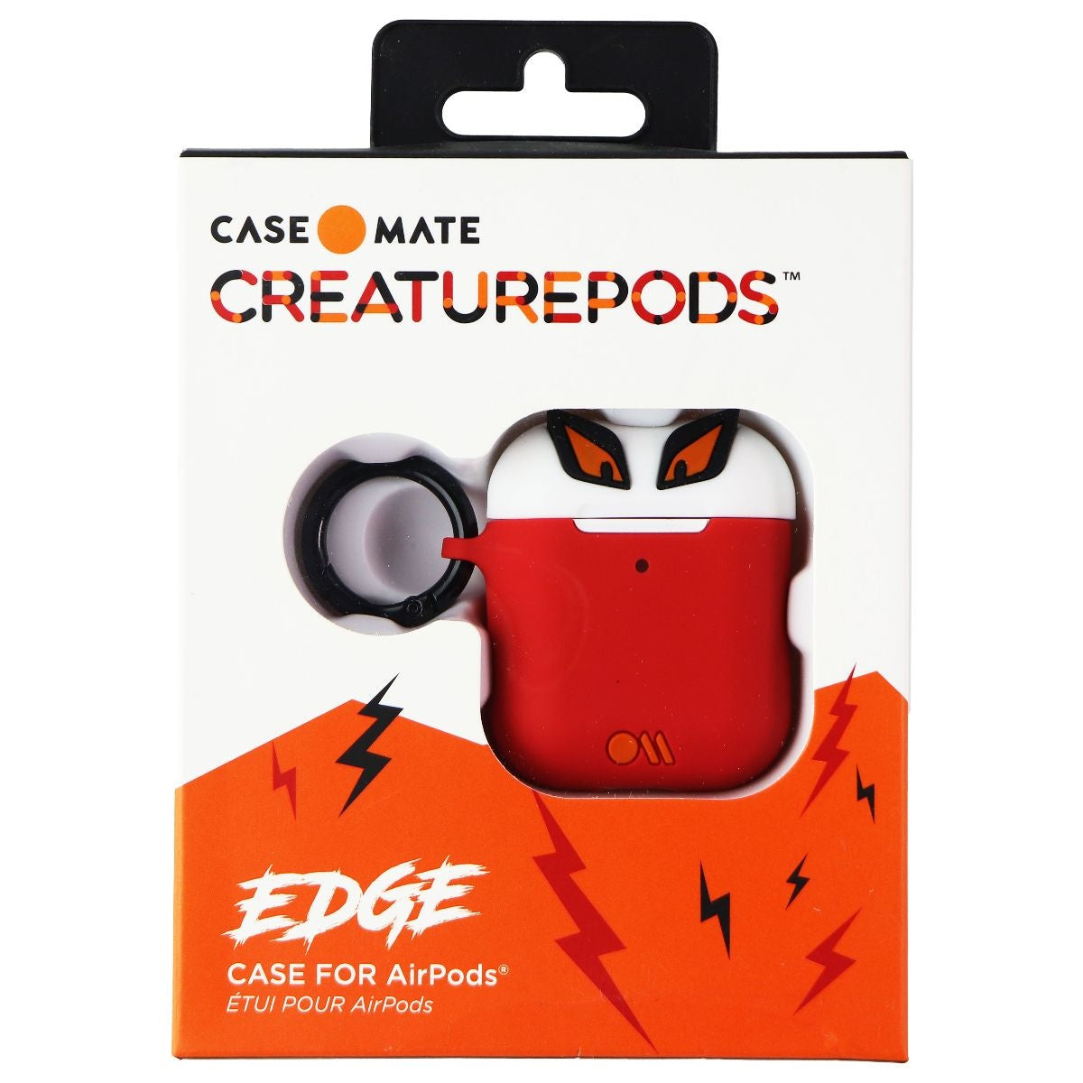 Case-Mate CreaturePods Series Case for AirPods - Spike + Black Ring Clip iPod, Audio Player Accessories - Cases, Covers & Skins Case-Mate    - Simple Cell Bulk Wholesale Pricing - USA Seller