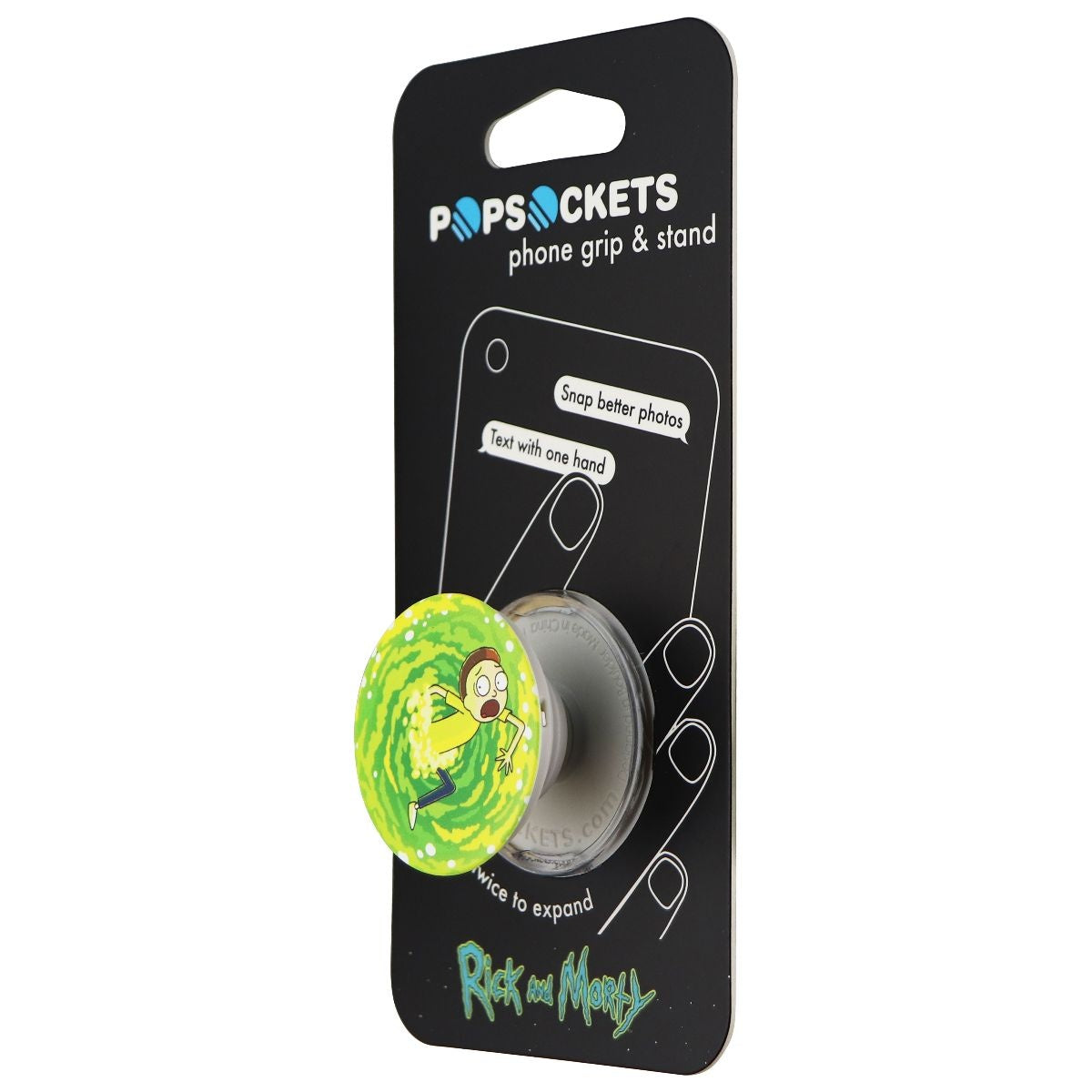 PopSockets Collapsible Grip for Phones & Tablets - Rick & Morty / Morty Green Cell Phone - Mounts & Holders PopSockets    - Simple Cell Bulk Wholesale Pricing - USA Seller