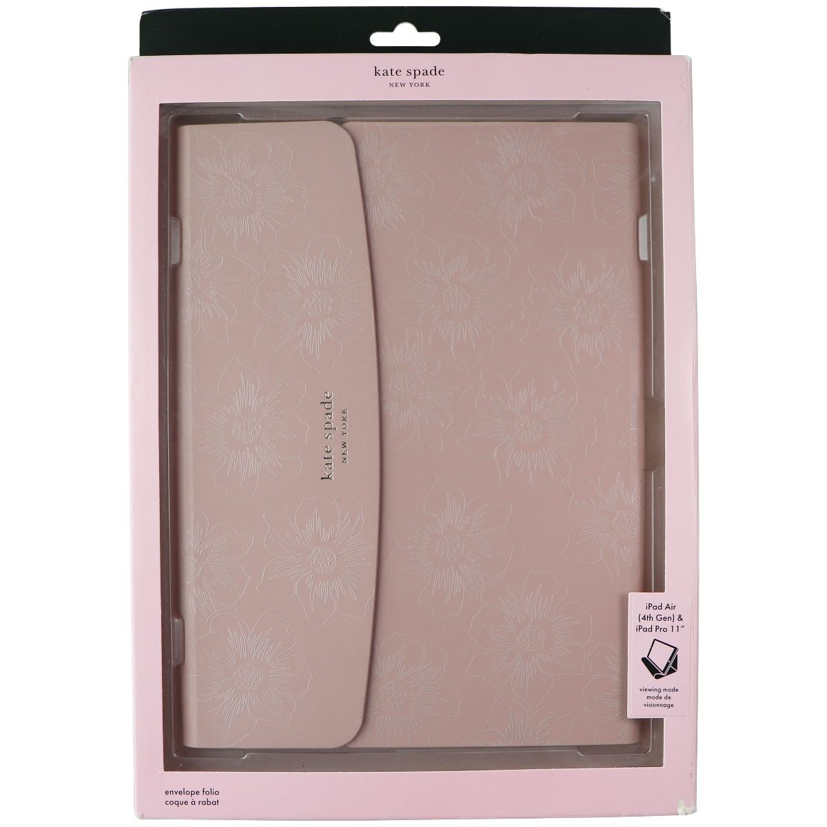 Kate Spade Envelope Folio for iPad Pro 11-in (4th Gen) and Air (4th Gen) - Pink iPad/Tablet Accessories - Cases, Covers, Keyboard Folios Kate Spade New York    - Simple Cell Bulk Wholesale Pricing - USA Seller
