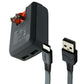 Ventev Dual USB Wall Charger and and 3.3-Ft USB-C Charge/Sync Cable - Gray Cell Phone - Chargers & Cradles Ventev    - Simple Cell Bulk Wholesale Pricing - USA Seller