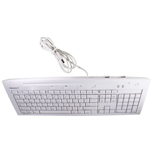 Macally USB 2.0 Universal Computer Keyboard - White (IKEY5) Gaming/Console - Keyboards & Keypads Macally    - Simple Cell Bulk Wholesale Pricing - USA Seller