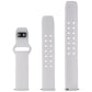 Affinity Bands (20mm) Watch Band for Smartwatches & More - White Silicone Smart Watch Accessories - Watch Bands Affinity    - Simple Cell Bulk Wholesale Pricing - USA Seller