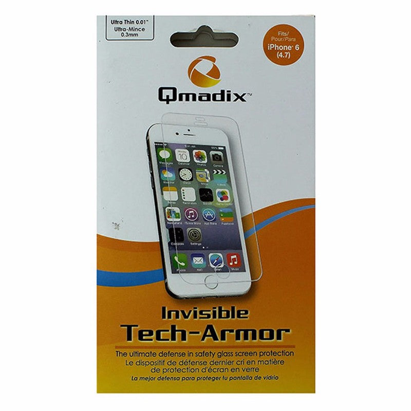 Qmadix Invisible Tech-Armor Screen Protector for iPhone 6/6S Cell Phone - Screen Protectors Qmadix    - Simple Cell Bulk Wholesale Pricing - USA Seller