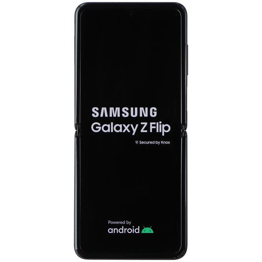 Samsung Galaxy Z Flip (6.7-inch) SM-F700U/DS (AT&T Only) - 256GB / Mirror Black Cell Phones & Smartphones Samsung    - Simple Cell Bulk Wholesale Pricing - USA Seller