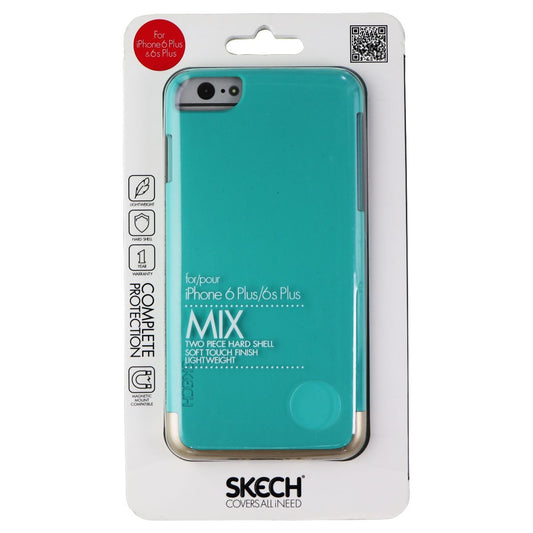 Skech MIX Slider Case for iPhone 6s Plus/6 Plus - Aqua Green/Champagne Cell Phone - Cases, Covers & Skins Skech    - Simple Cell Bulk Wholesale Pricing - USA Seller