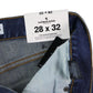 Express Jeans Mens Slim Fit Skinny/Stretch (W28 x L32) - Demin Blue/Gold Stitch Other Sporting Goods Express    - Simple Cell Bulk Wholesale Pricing - USA Seller