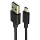 Vital (8-Foot) USB-C to USB Charge and Sync Cable with Cable Wrap - Black Cell Phone - Cables & Adapters Vital    - Simple Cell Bulk Wholesale Pricing - USA Seller