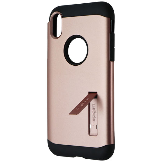 Spigen Slim Armor Series Case with Kickstand for Apple iPhone XR - Rose Gold Cell Phone - Cases, Covers & Skins Spigen    - Simple Cell Bulk Wholesale Pricing - USA Seller