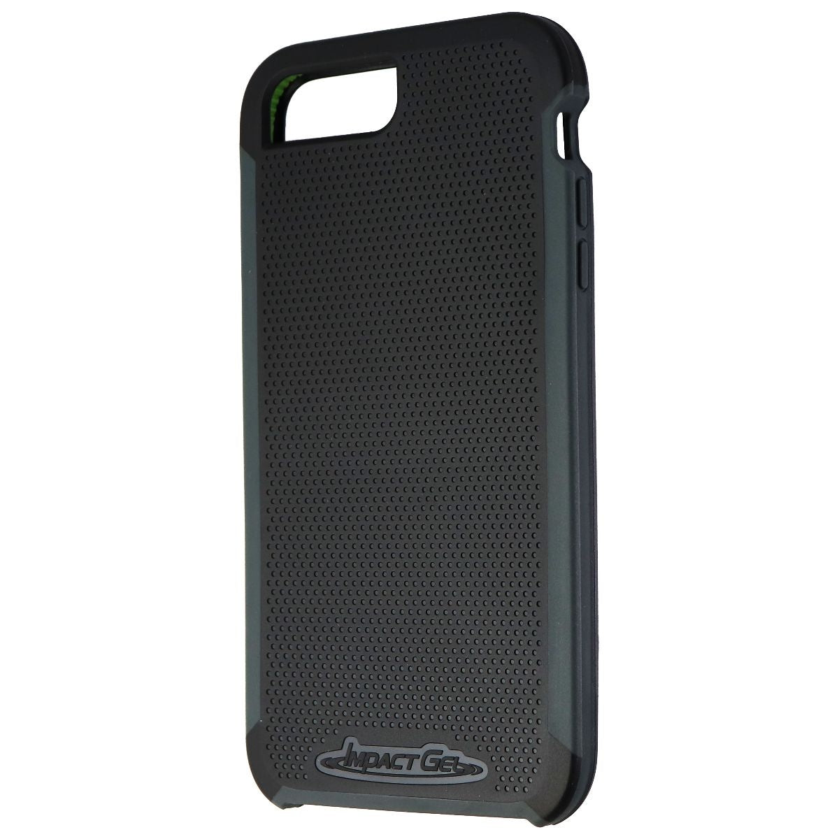 Impact Gel Traveler Flexible Case for iPhone 8 Plus/7 Plus/6 Plus - Black/Gray Cell Phone - Cases, Covers & Skins Impact Gel    - Simple Cell Bulk Wholesale Pricing - USA Seller