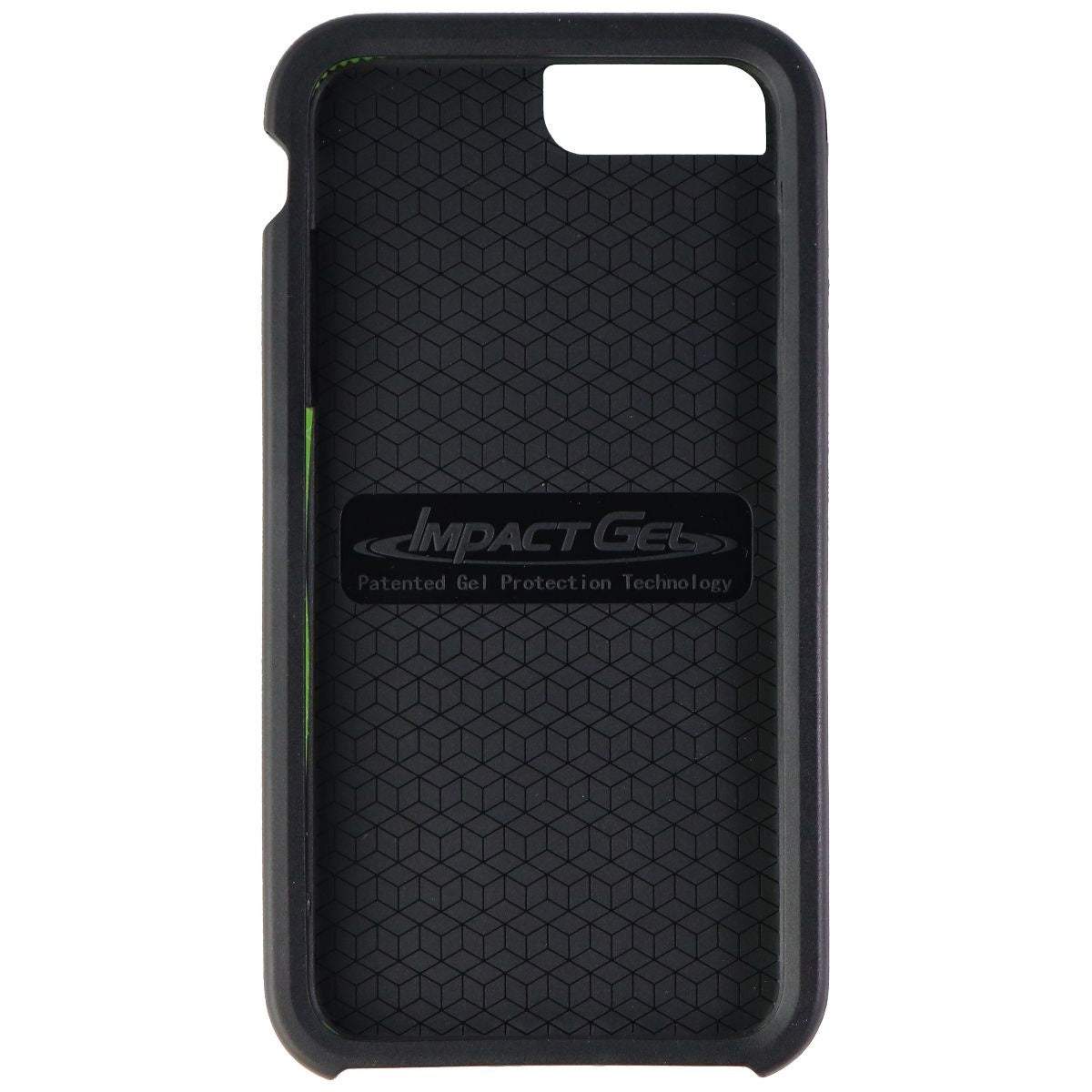 Impact Gel Traveler Flexible Case for iPhone 8 Plus/7 Plus/6 Plus - Black/Gray Cell Phone - Cases, Covers & Skins Impact Gel    - Simple Cell Bulk Wholesale Pricing - USA Seller