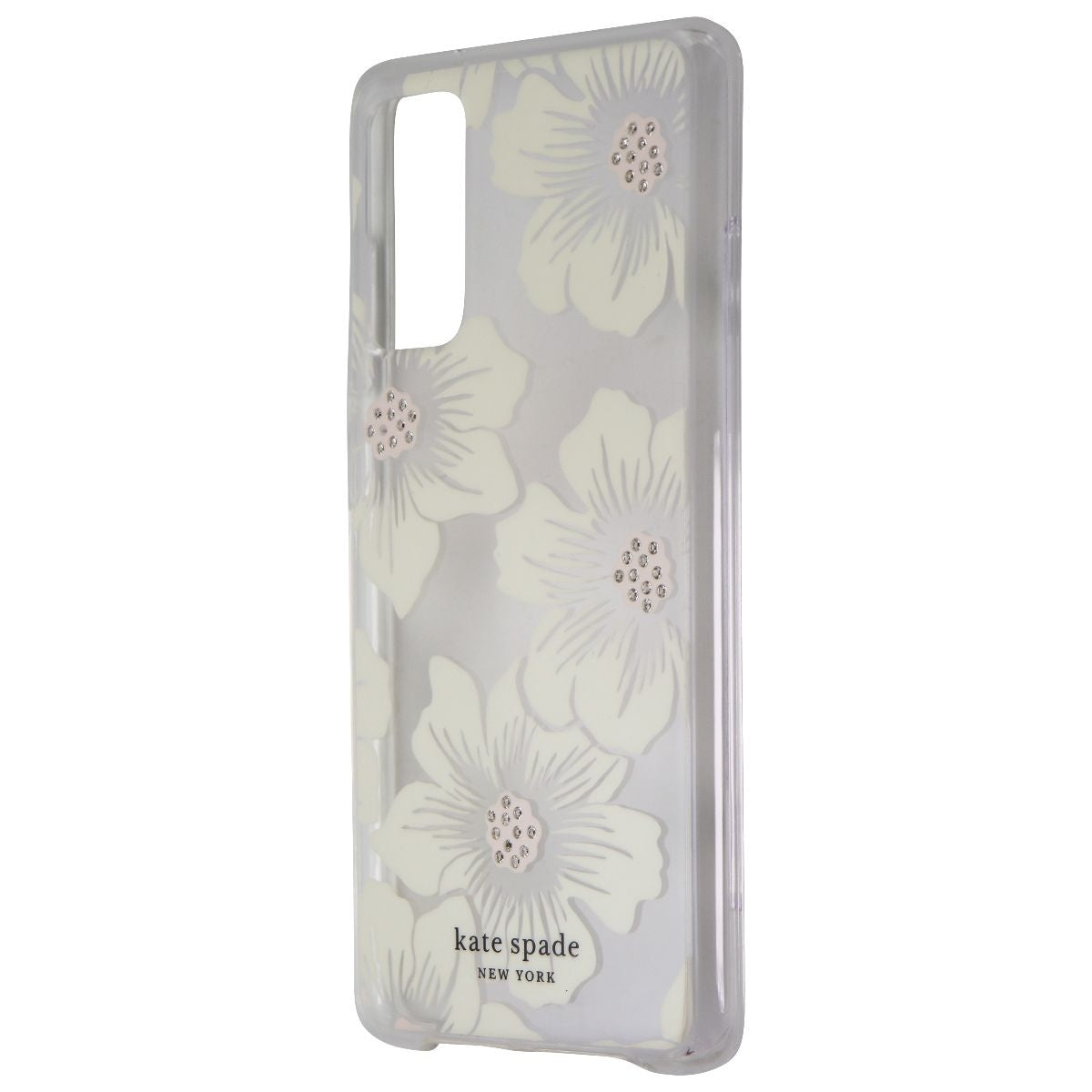 Kate Spade Hardshell Case for Samsung Galaxy S20 FE 5G - Hollyhock Floral/Clear Cell Phone - Cases, Covers & Skins Kate Spade    - Simple Cell Bulk Wholesale Pricing - USA Seller