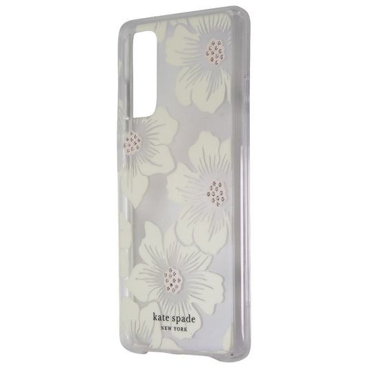 Kate Spade Hardshell Case for Samsung Galaxy S20 FE 5G - Hollyhock Floral/Clear Cell Phone - Cases, Covers & Skins Kate Spade    - Simple Cell Bulk Wholesale Pricing - USA Seller