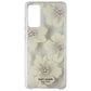 Kate Spade Hardshell Case for Samsung Galaxy S20 FE 5G - Hollyhock Floral/Clear Cell Phone - Cases, Covers & Skins Kate Spade    - Simple Cell Bulk Wholesale Pricing - USA Seller