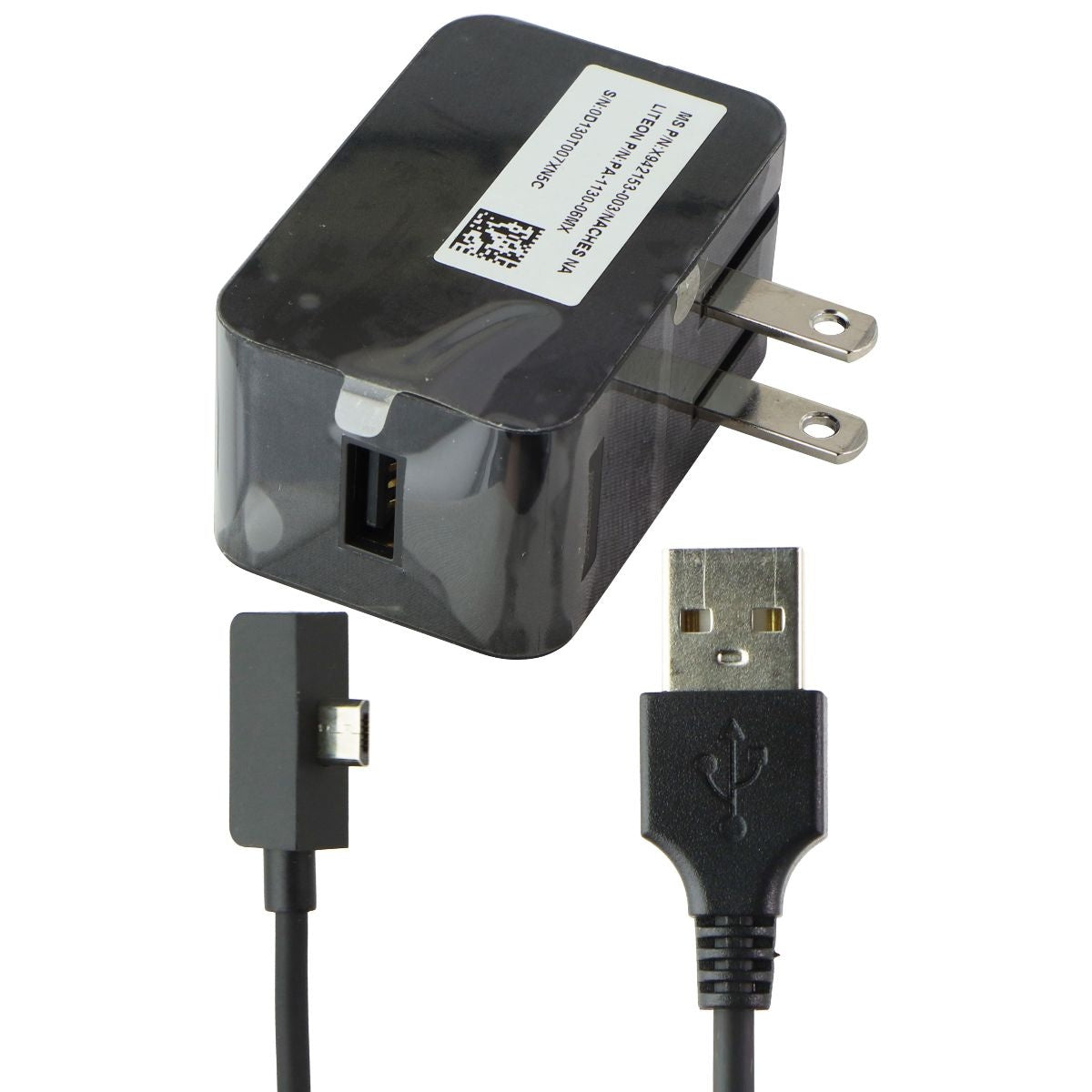 Microsoft (5.2V/2.5A) AC Adapter Micro-USB Power Supply - Black (1751) Multipurpose Batteries & Power - Multipurpose AC to DC Adapters Microsoft    - Simple Cell Bulk Wholesale Pricing - USA Seller