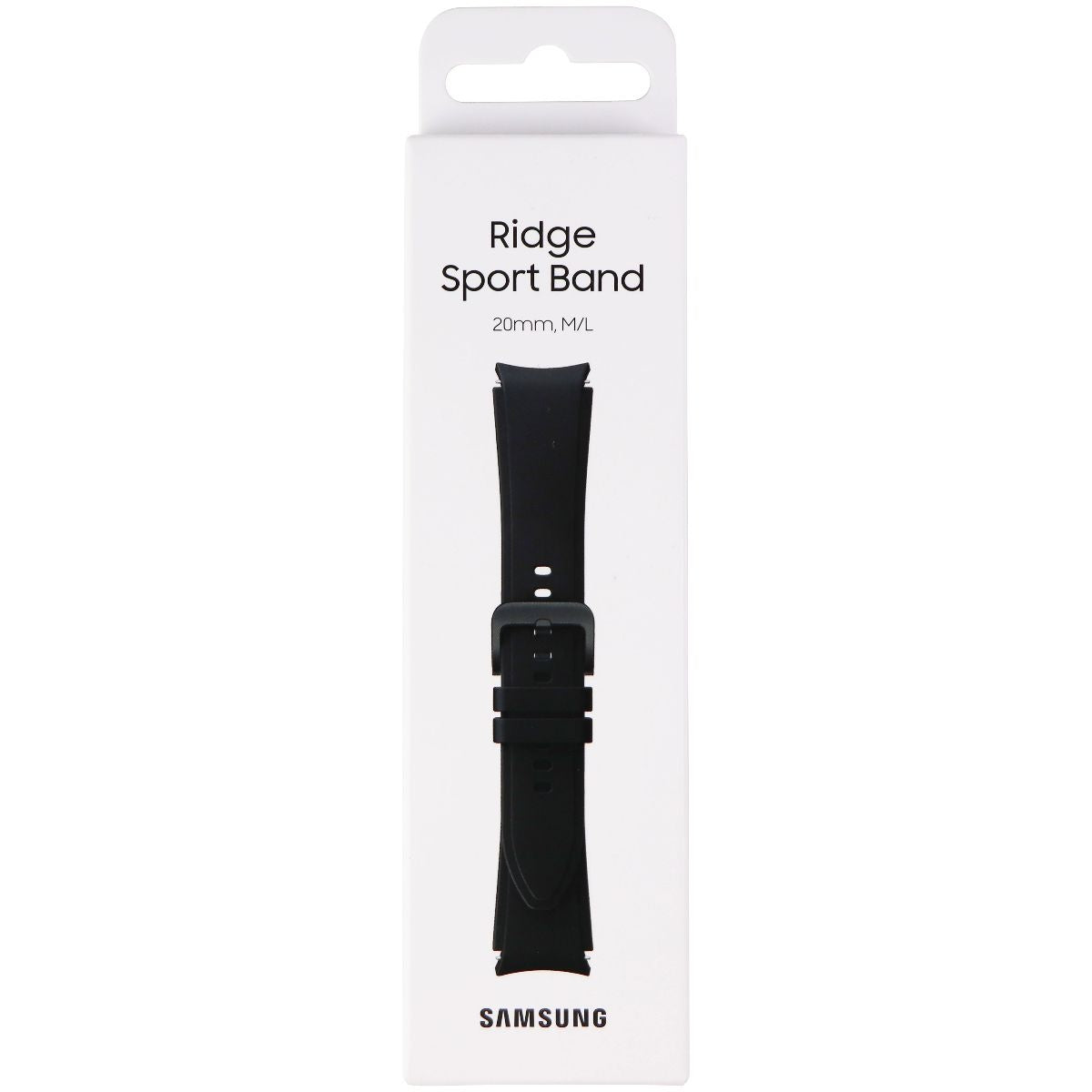 Samsung Ridge Sport Band for Galaxy Watch4 & Classic (20mm) Medium/Large - Black Smart Watch Accessories - Watch Bands Samsung    - Simple Cell Bulk Wholesale Pricing - USA Seller