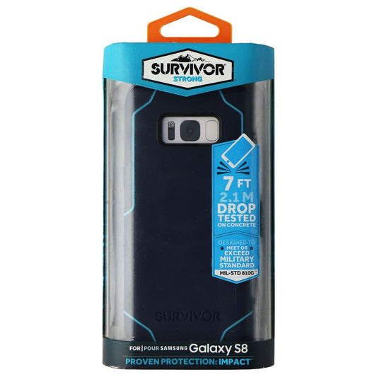 Griffin Survivor Strong Series Case for Samsung Galaxy S8 - Navy/Coral Blue Cell Phone - Cases, Covers & Skins Griffin    - Simple Cell Bulk Wholesale Pricing - USA Seller