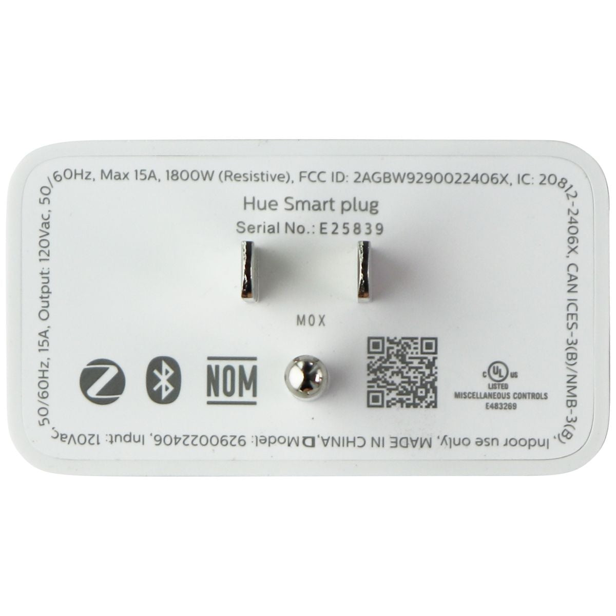 Philips Hue Smart Plug (Pack of 1) - White (552349) Home Improvement - Other Home Improvement Philips Hue    - Simple Cell Bulk Wholesale Pricing - USA Seller