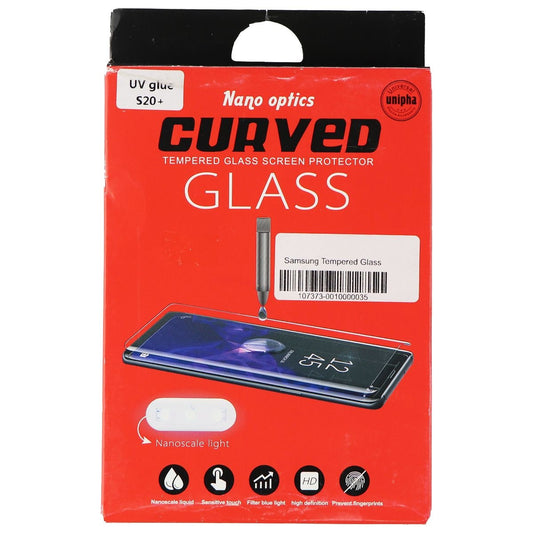 Nano Optics Curved Tempered Glass for Samsung Galaxy (S20+) Cell Phone - Screen Protectors Nano Optics    - Simple Cell Bulk Wholesale Pricing - USA Seller