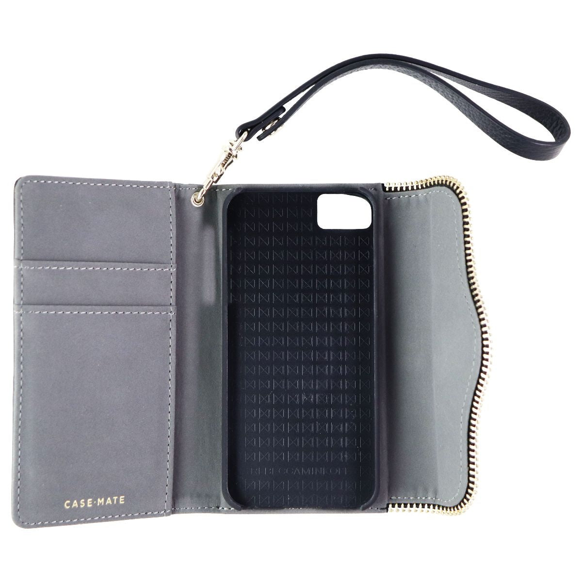 Case-Mate Rebecca Minkoff Folio Wristlet Case for Apple iPhone 5/5s/SE 1 - Black Cell Phone - Cases, Covers & Skins Case-Mate    - Simple Cell Bulk Wholesale Pricing - USA Seller