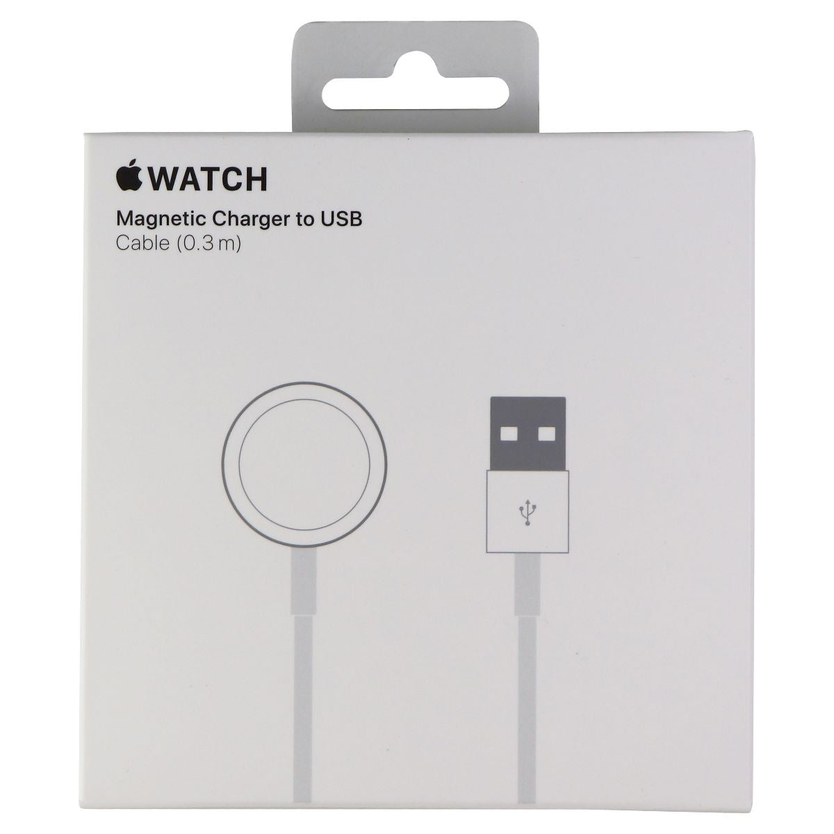 Apple Watch Magnetic Charging Cable (.3m) - White Cell Phone - Cables & Adapters Apple    - Simple Cell Bulk Wholesale Pricing - USA Seller