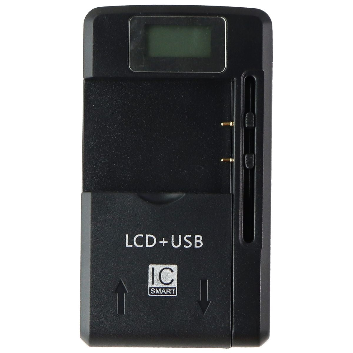 LCD + USB IC Smart Wall Charger - Black Cell Phone - Chargers & Cradles LCD    - Simple Cell Bulk Wholesale Pricing - USA Seller
