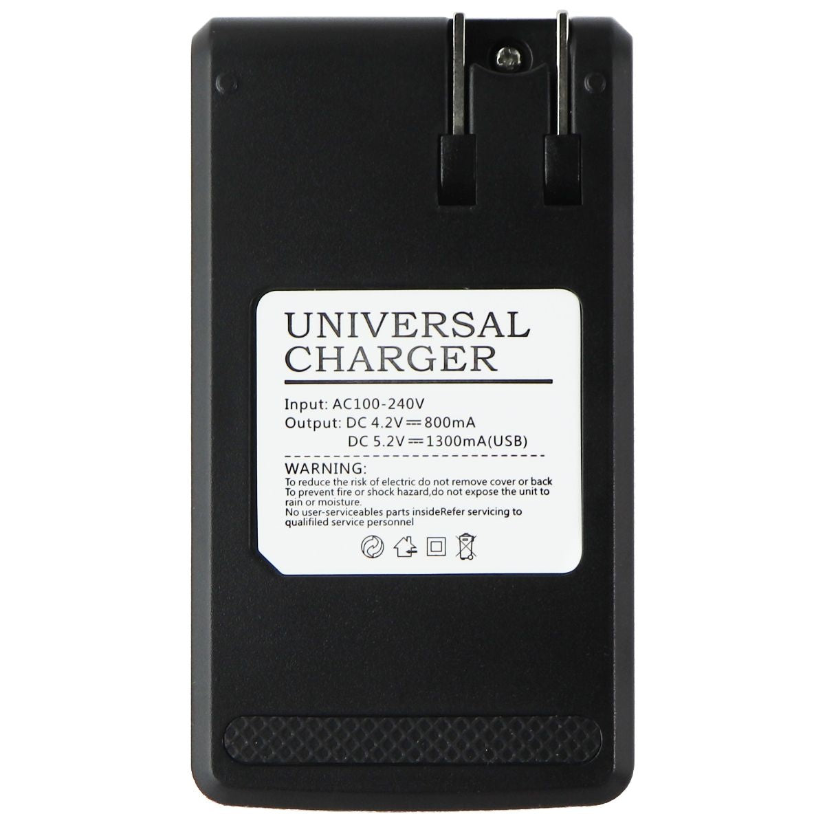 LCD + USB IC Smart Wall Charger - Black Cell Phone - Chargers & Cradles LCD    - Simple Cell Bulk Wholesale Pricing - USA Seller