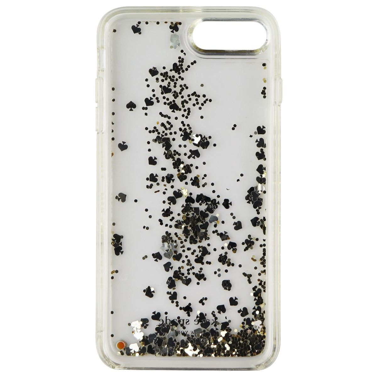 Kate Spade Liquid Glitter Case for iPhone 8 Plus/7 Plus - Silver/Gold Spades Cell Phone - Cases, Covers & Skins Incipio    - Simple Cell Bulk Wholesale Pricing - USA Seller