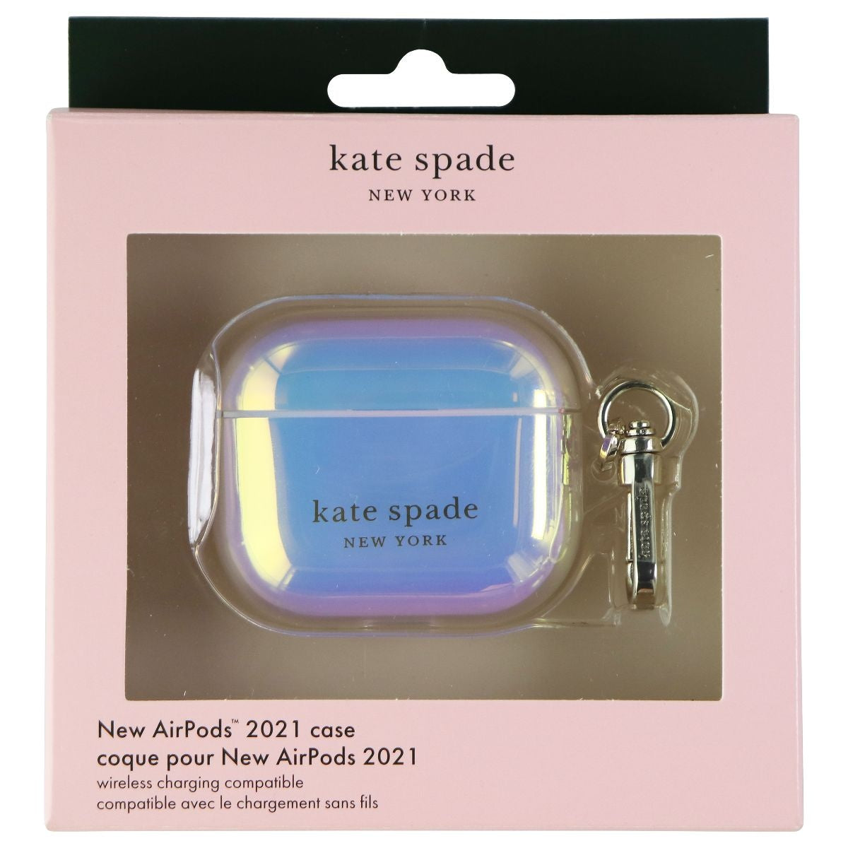 Kate Spade Protective Case for Apple AirPods (3rd Gen) - Iridescent Cell Phone - Cases, Covers & Skins Kate Spade    - Simple Cell Bulk Wholesale Pricing - USA Seller