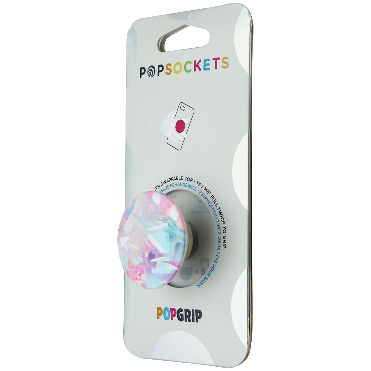 PopSockets PopGrip with Swappable Top for Phones & Tablets - Cristales Cell Phone - Mounts & Holders PopSockets    - Simple Cell Bulk Wholesale Pricing - USA Seller